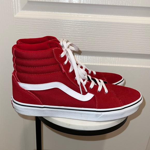 VANS Filmore Hi - 11 - Chili Pepper Red - EUC - With Box - Picture 2 of 9